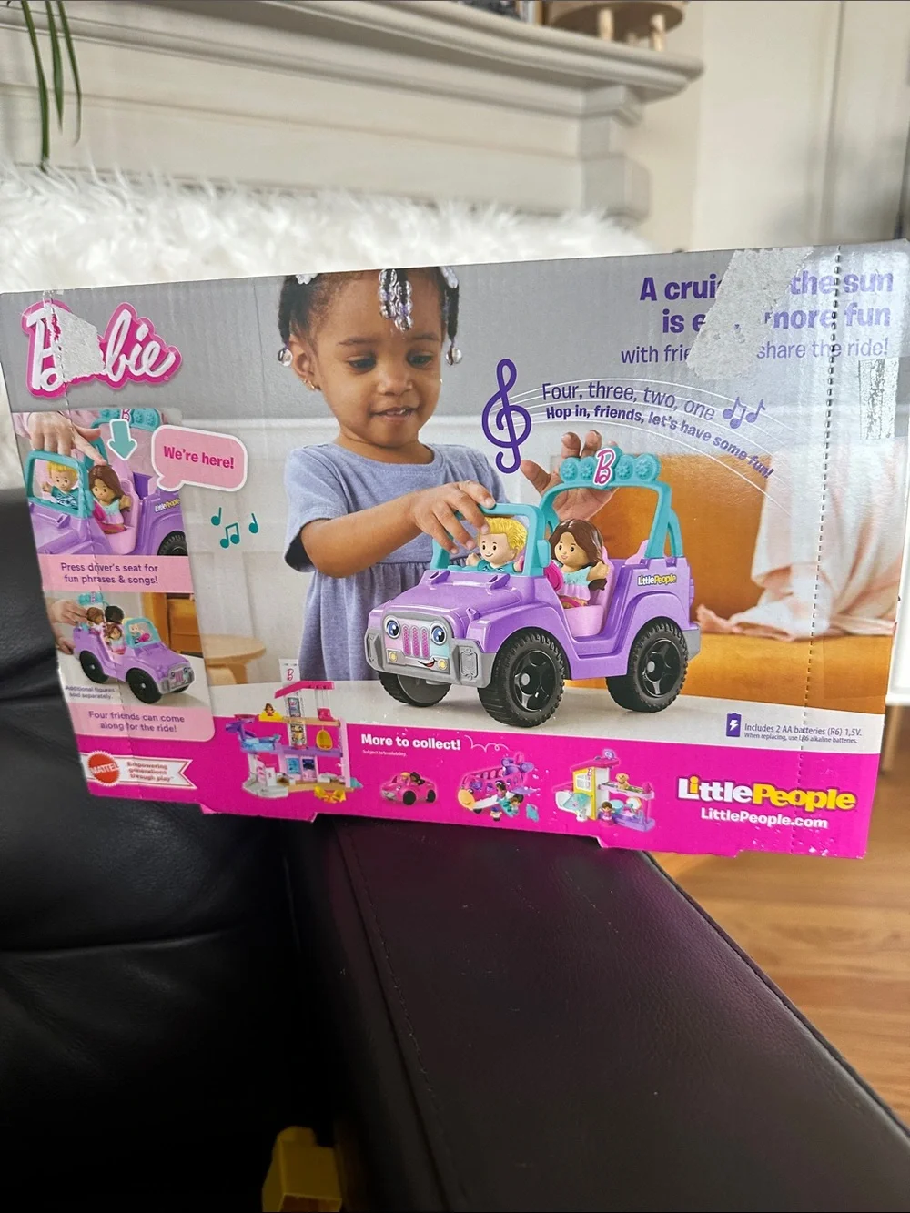 Fisher-Price Little People Barbie Beach Cruiser - Purple, Pink & Teal